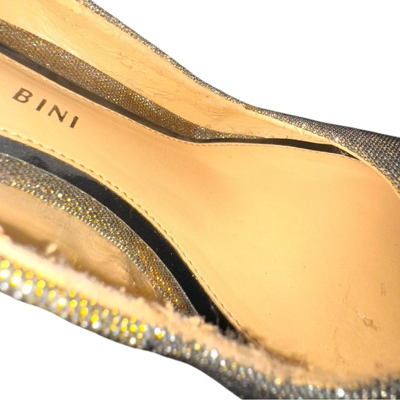 Gianni Bini Glitter Heels Bundle 8.5 | Silver & Iridescent Sparkle Pair - Picture 14 of 16